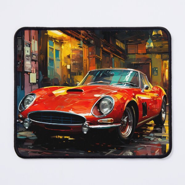 Item preview, Heritage Sports Car Resting On Cobblestone Street designed and sold by RevUpDesign.