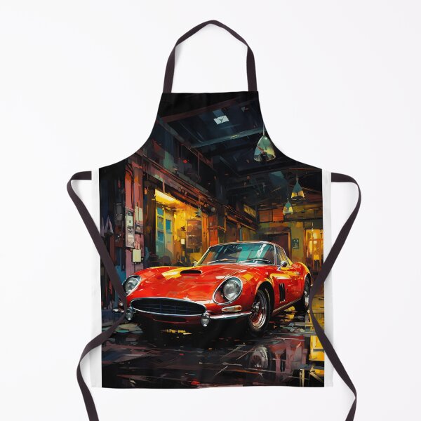 Item preview, Heritage Sports Car Resting On Cobblestone Street designed and sold by RevUpDesign.