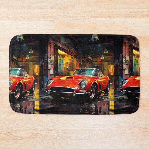 Item preview, Heritage Sports Car Resting On Cobblestone Street designed and sold by RevUpDesign.