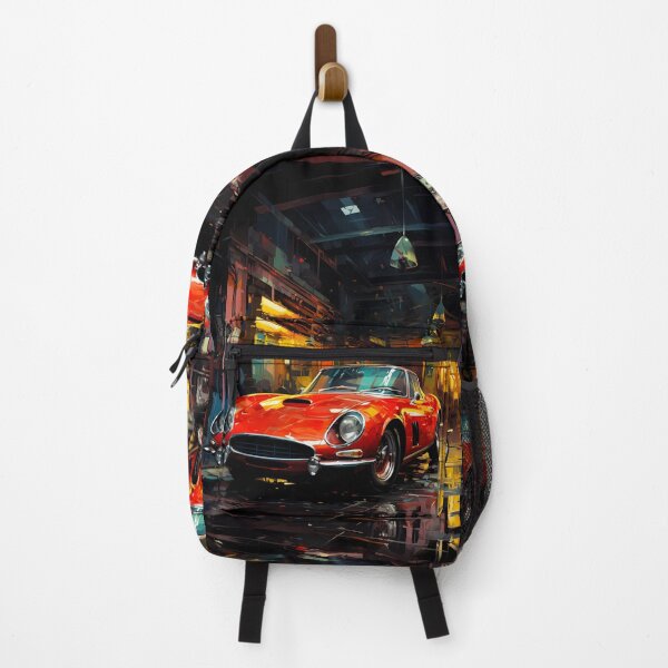 Item preview, Heritage Sports Car Resting On Cobblestone Street designed and sold by RevUpDesign.