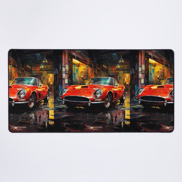 Item preview, Heritage Sports Car Resting On Cobblestone Street designed and sold by RevUpDesign.