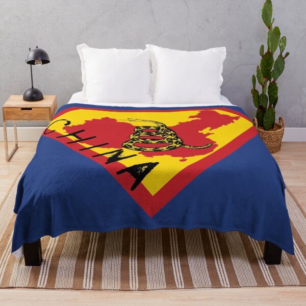 Item preview, CHINA SHIELD - Freedom Is The Superpower - Gadsden Snake Flag - Dont Tread On Me SUPERHERO spellout design designed and sold by pelagio.