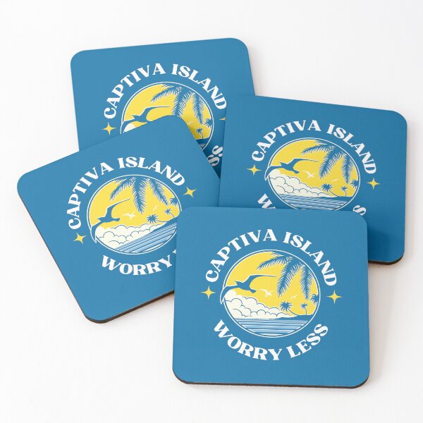 Item preview, Captiva Island Worry Less (White Letters) designed and sold by JoeyScottMedia.