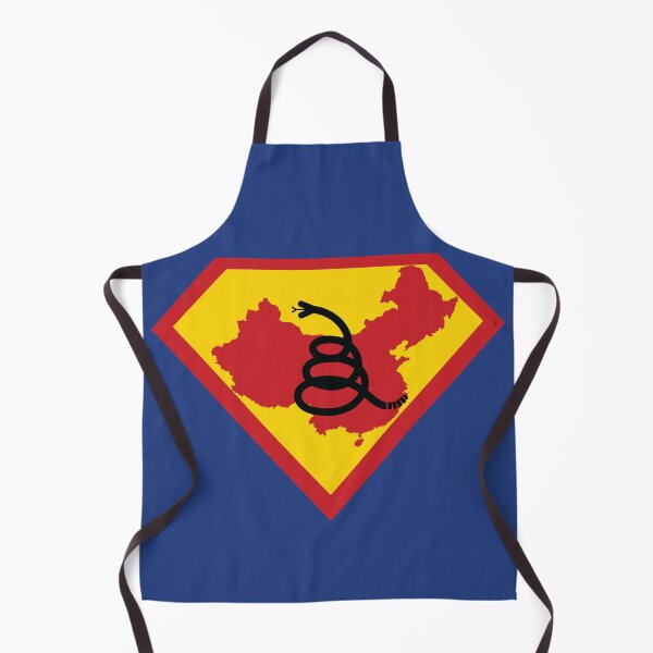 Item preview, CHINA SHIELD - Freedom Is The Superpower - Modern Gadsden Snake Flag - Dont Tread On Me SUPERHERO design designed and sold by pelagio.