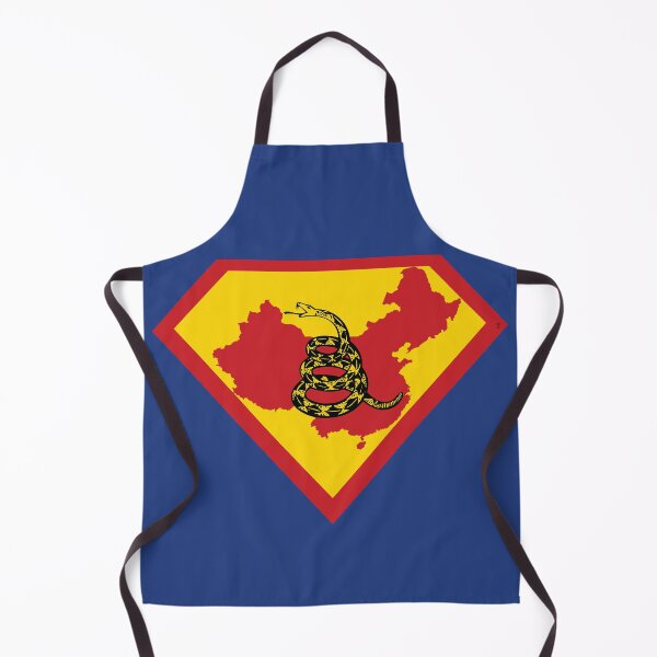 Item preview, CHINA SHIELD - Freedom Is The Superpower - Gadsden Snake Flag - Dont Tread On Me SUPERHERO design designed and sold by pelagio.