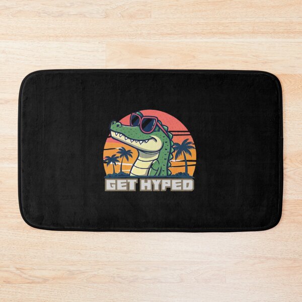 Item preview, Get Hyped Crocodile – Energetic and Fun Crocodile-Themed Design designed and sold by Colorful-Garden.
