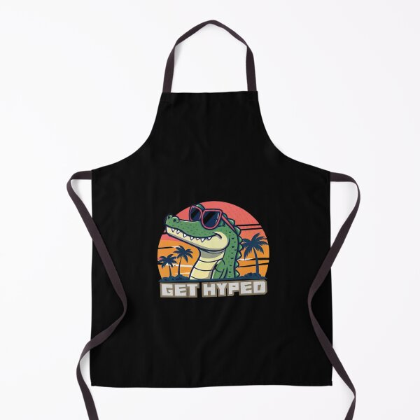 Item preview, Get Hyped Crocodile – Energetic and Fun Crocodile-Themed Design designed and sold by Colorful-Garden.