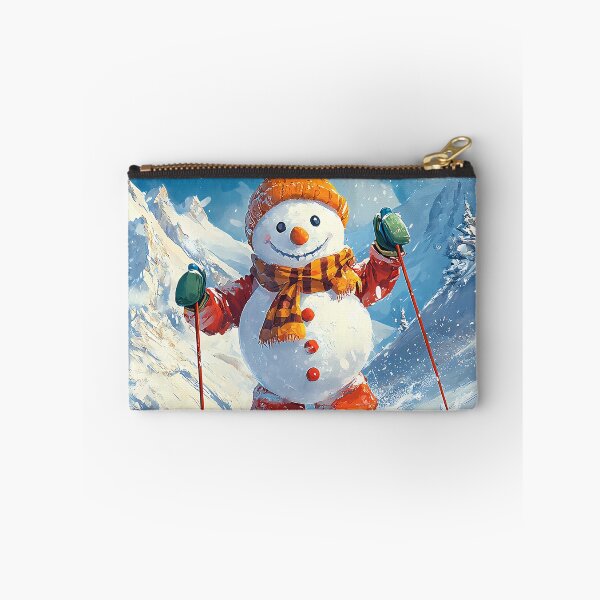 Item preview, skiing snowman designed and sold by shafranietz.