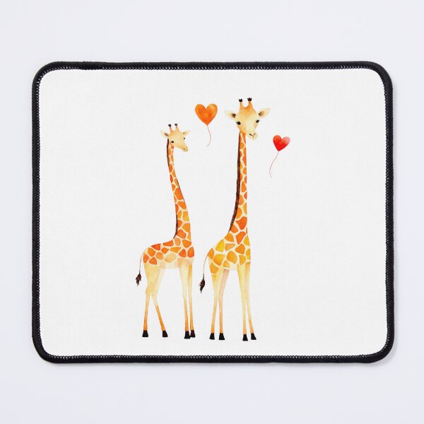 Item preview, Watercolor giraffes family, watercolor giraffes, valentine day, love, adorable animals designed and sold by Victoria Riabov.
