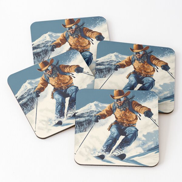 Item preview, cowboy skier designed and sold by shafranietz.