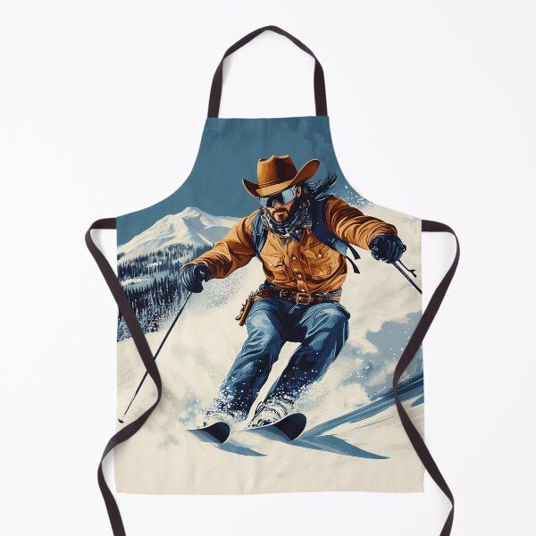 Item preview, cowboy skier designed and sold by shafranietz.
