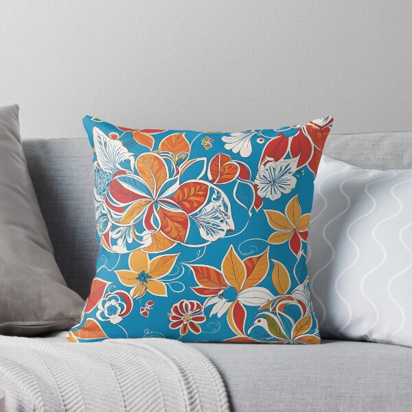 Item preview, Exquisite Floral Illustration Beauty Under Blue  designed and sold by GracePaigePlaza.
