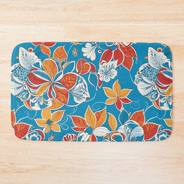 Item preview, Exquisite Floral Illustration Beauty Under Blue  designed and sold by GracePaigePlaza.