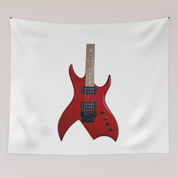 Aperçu de l'œuvre Guitare électrique Wild Red créée et vendue par photocatphoto.