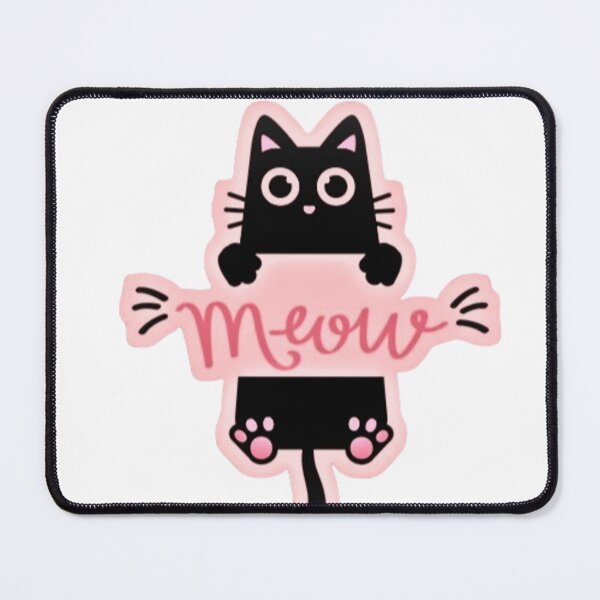 Item preview, Black Cat Meow t-shirt designed and sold by MeowLoka ⭐⭐⭐⭐.