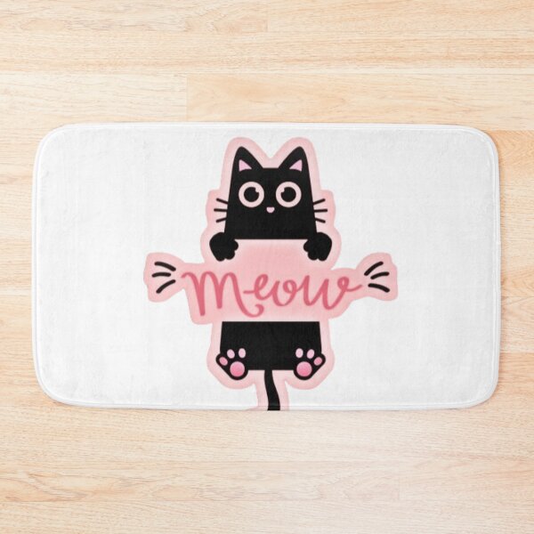 Item preview, Black Cat Meow  t-shirt designed and sold by MeowLoka ⭐⭐⭐⭐.