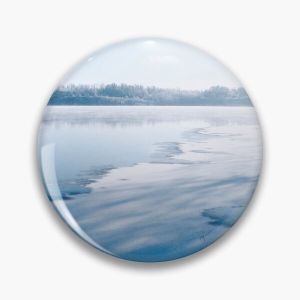 Item preview, Holiday Photography First Ice and Snow on Gatineau River designed and sold by Yannik Hay.