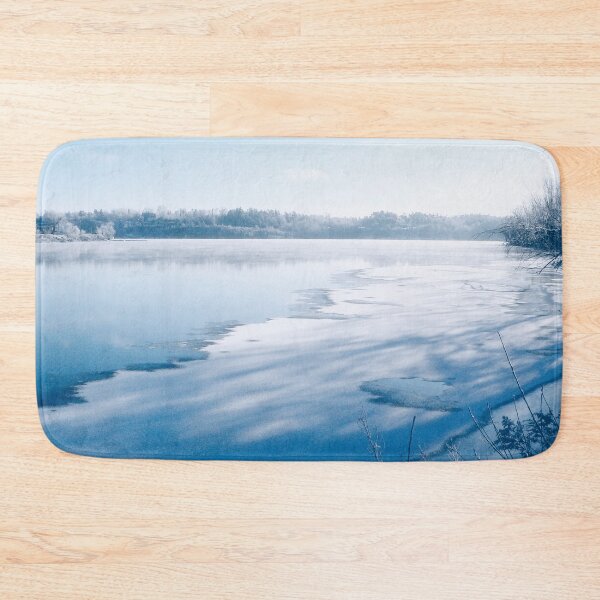 Item preview, Holiday Photography First Ice and Snow on Gatineau River designed and sold by Yannik Hay.