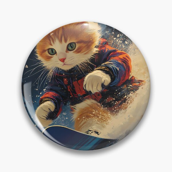 Item preview, snowboarding cat designed and sold by shafranietz.