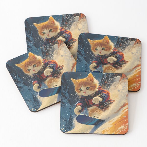 Item preview, snowboarding cat designed and sold by shafranietz.