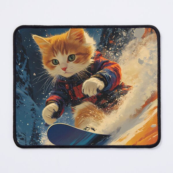 Item preview, snowboarding cat designed and sold by shafranietz.