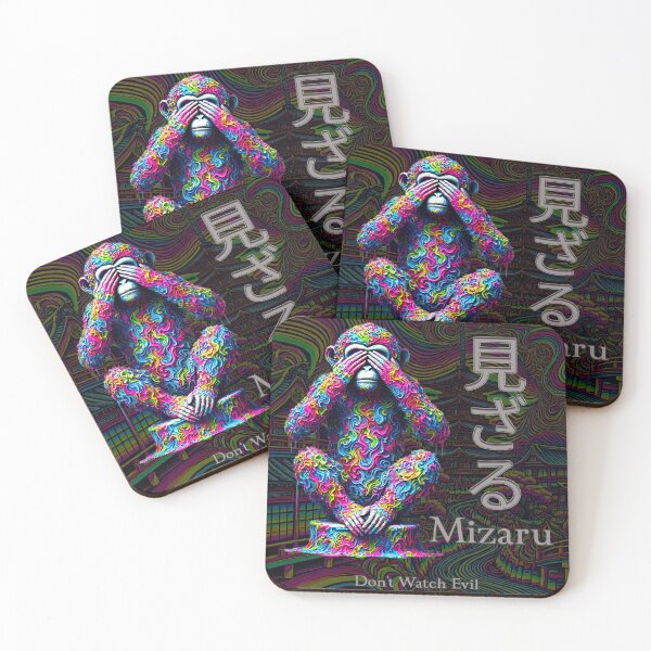 Item preview, Don’t Watch Evil – Psychedelic Mizaru Art designed and sold by SHHCreations.