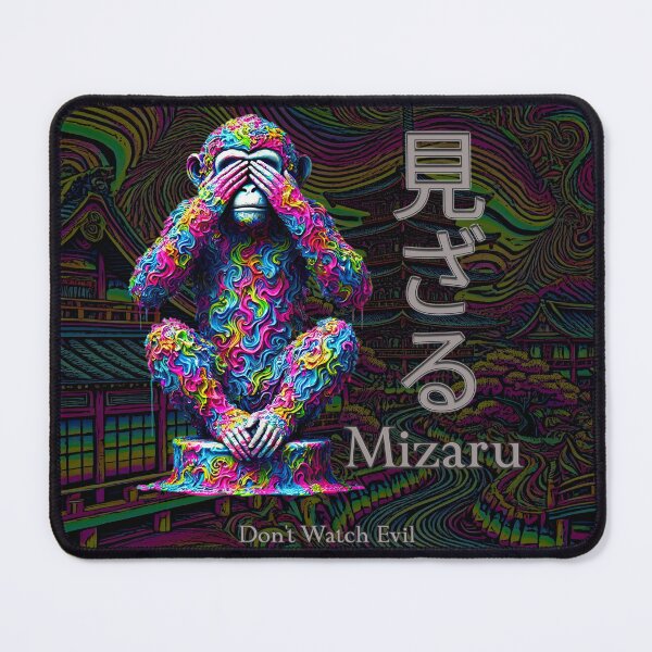 Item preview, Don’t Watch Evil – Psychedelic Mizaru Art designed and sold by SHHCreations.