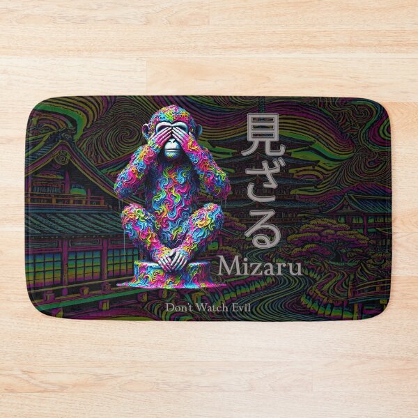 Item preview, Don’t Watch Evil – Psychedelic Mizaru Art designed and sold by SHHCreations.