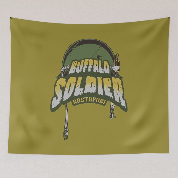 Item preview, Buffalo Soldier Rastafari  designed and sold by SavvyEarth.