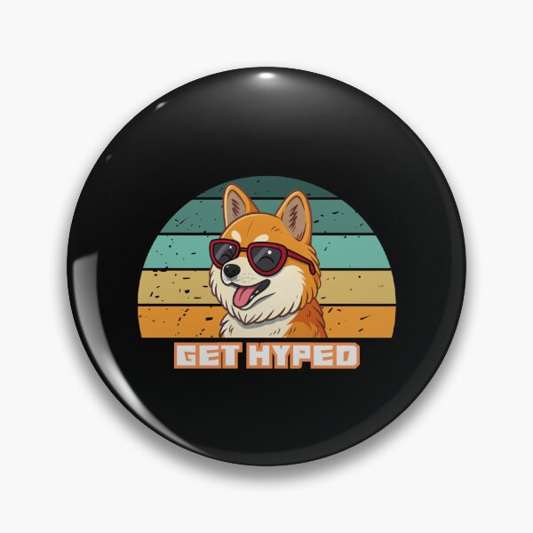 Item preview, Get Hyped Dog – Energetic and Fun Dog-Themed Design designed and sold by Colorful-Garden.