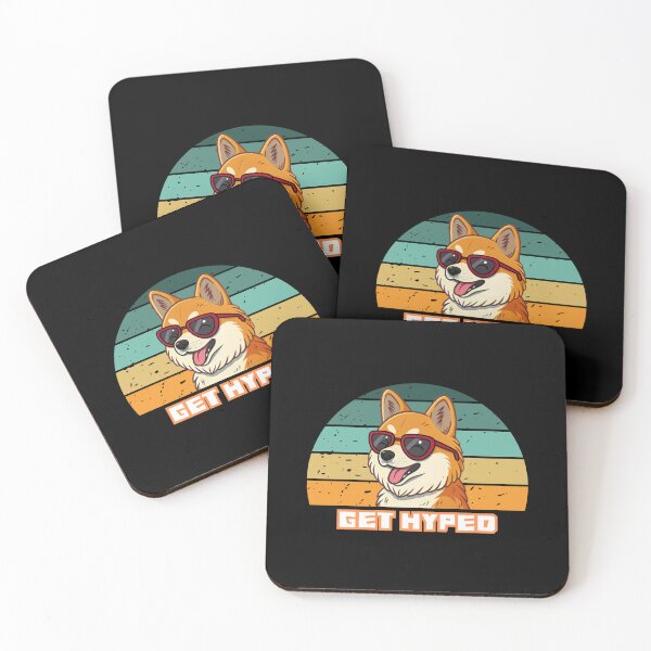 Item preview, Get Hyped Dog – Energetic and Fun Dog-Themed Design designed and sold by Colorful-Garden.