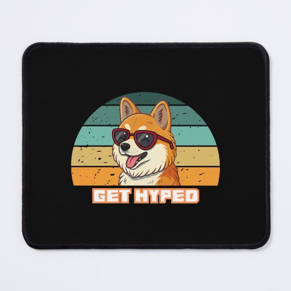 Item preview, Get Hyped Dog – Energetic and Fun Dog-Themed Design designed and sold by Colorful-Garden.