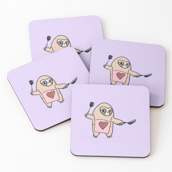 Item preview, chef sloth designed and sold by smalldogbarking.