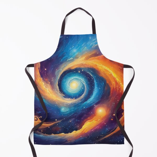 Item preview, A design of two opposing yet intertwined cosmic currents swirling around a luminous center. designed and sold by HEMRO.