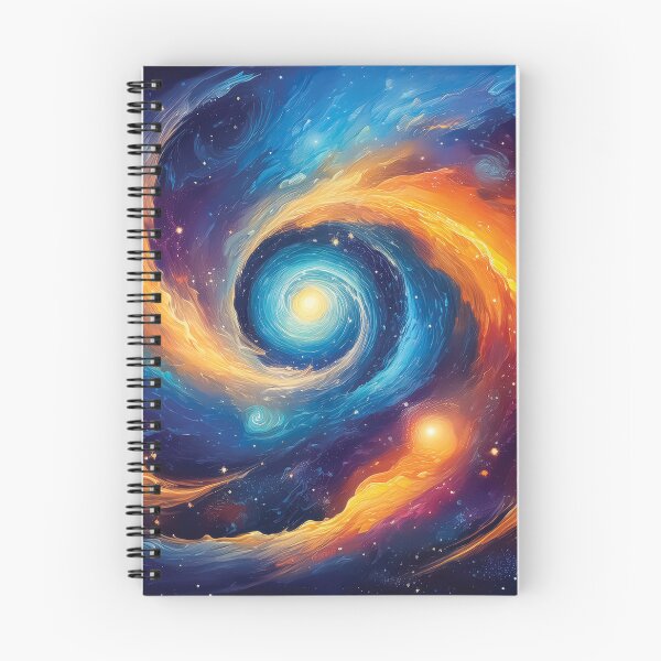 Item preview, A design of two opposing yet intertwined cosmic currents swirling around a luminous center.  designed and sold by HEMRO.