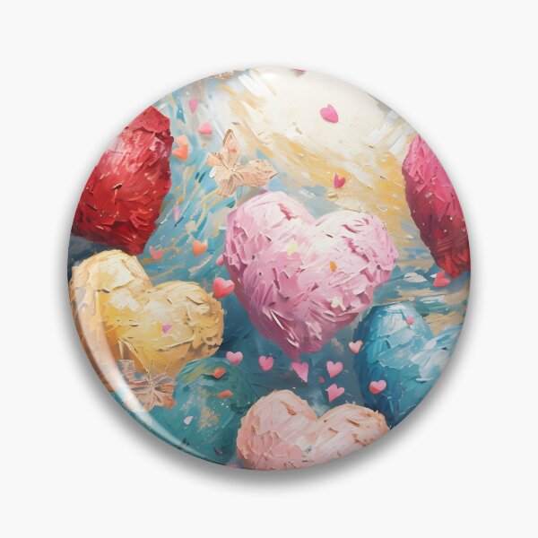 Item preview, Vibrant Crayon Hearts designed and sold by Sherri Jean McCulloch.