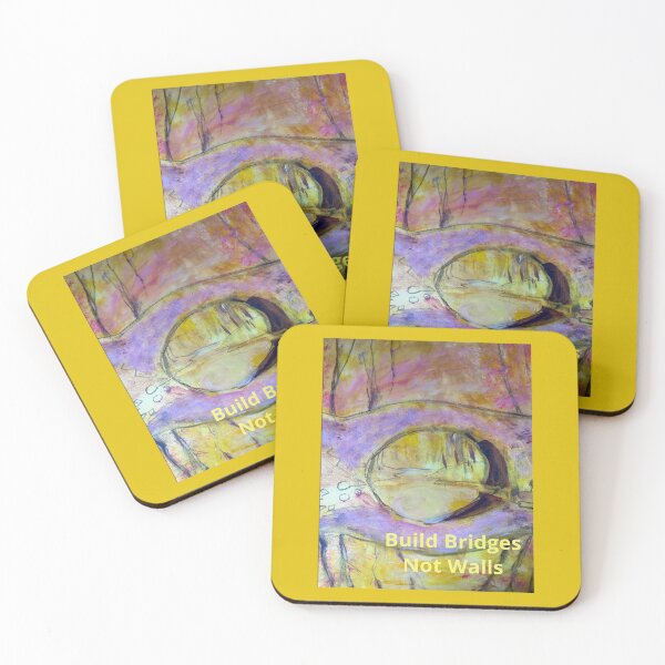 Item preview, BUILD BRIDGES NOT WALLS  designed and sold by KarenHawkes3.