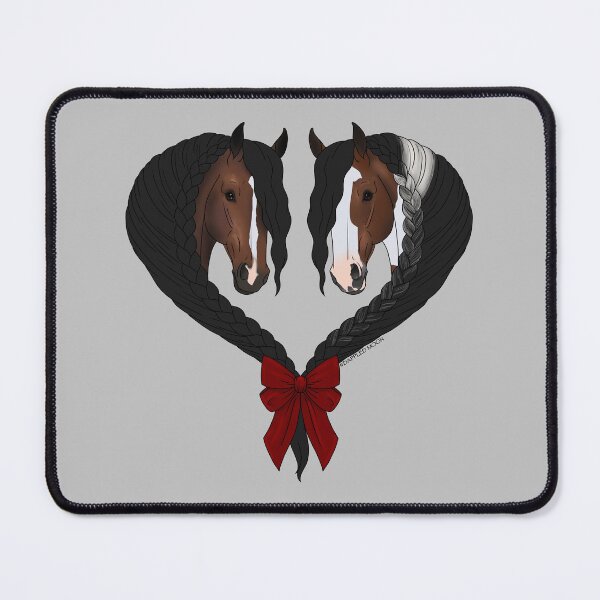 Item preview, Gypsy Vanner Horse Heart designed and sold by DappledMoon.
