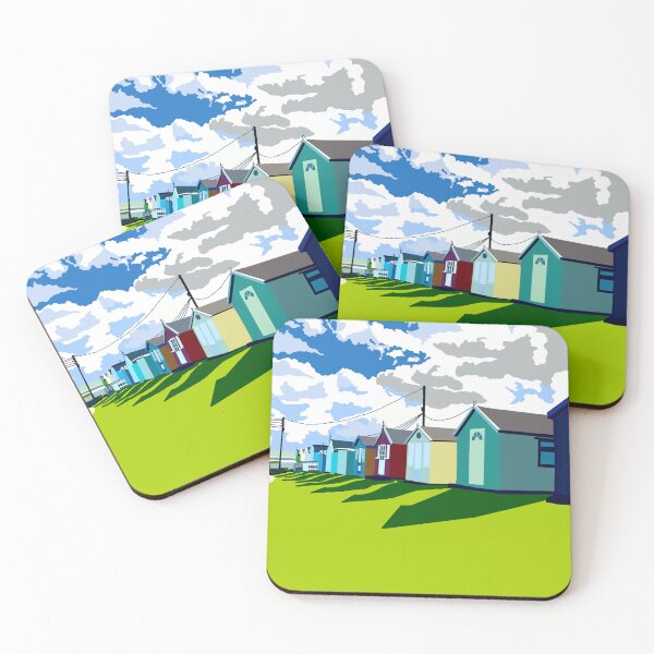 Item preview, Westward Ho! Beach Huts. designed and sold by byshazzer.