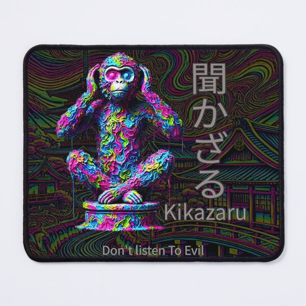 Item preview, Don’t Listen Evil – Psychedelic Kikazaru Design designed and sold by SHHCreations.