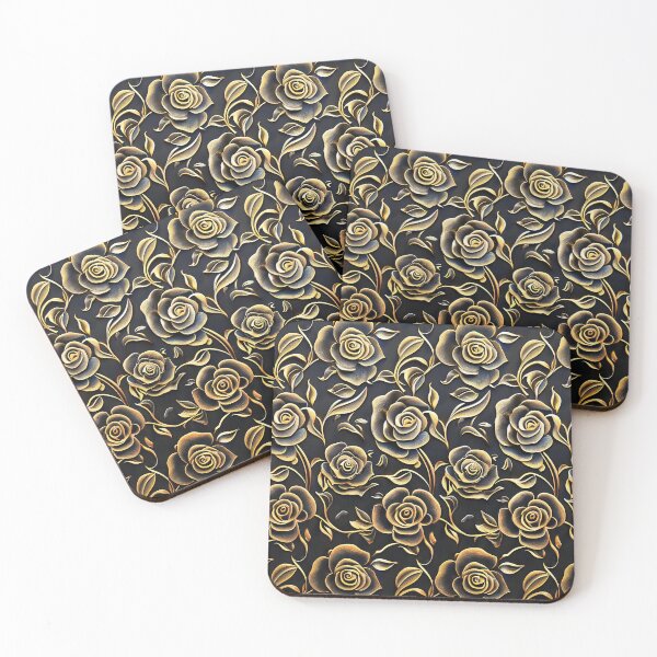 Item preview, Gold Roses pattern designed and sold by Cris888.