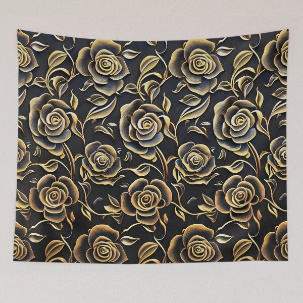 Item preview, Gold Roses pattern designed and sold by Cris888.