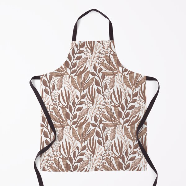 Item preview, Pantone Mocha Mousse Leaf Pattern designed and sold by humnoo.
