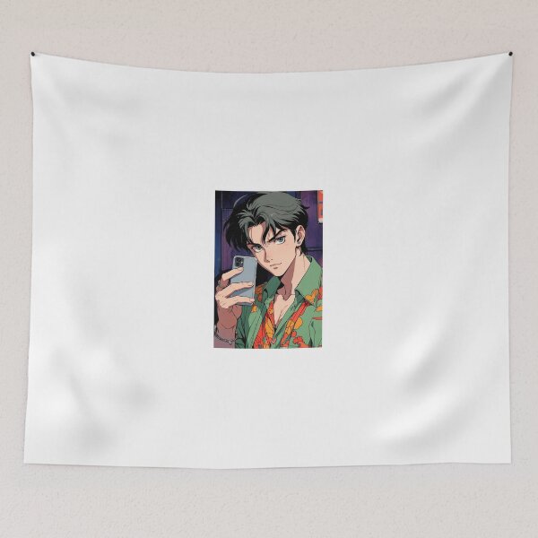 Item preview, Cuteboy selfie Anime Retro 80s designed and sold by 1998Tienda.