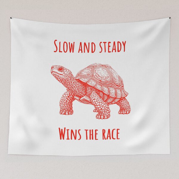 Item preview, Slow And Steady Wins The Race - Turtle Animales designed and sold by Wildom.