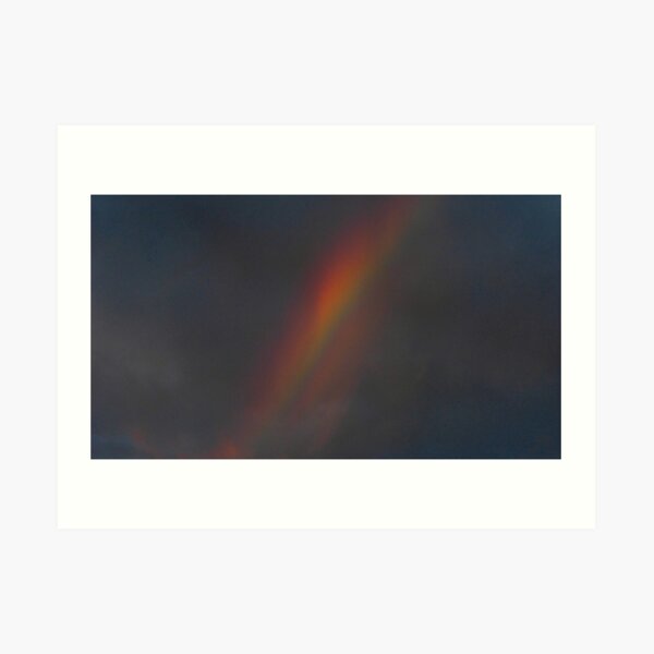 Black Rainbow Art Print