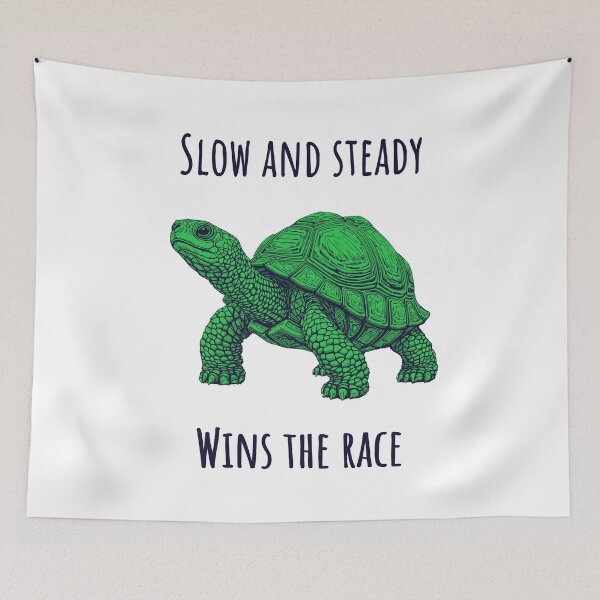Item preview, Slow And Steady Wins The Race - Turtle Animales designed and sold by Wildom.