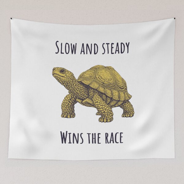 Item preview, Slow And Steady Wins The Race - Turtle Animales designed and sold by Wildom.