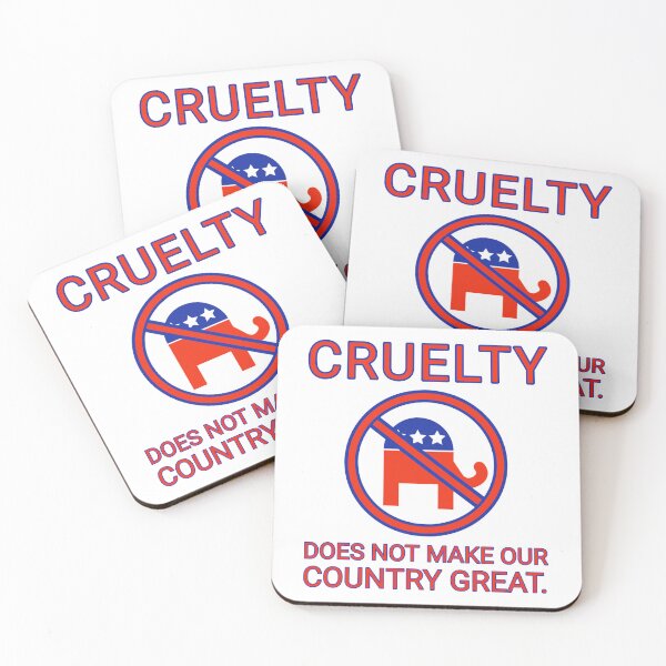 Item preview, Cruelty does not make our country great. designed and sold by Rachel the Artist .