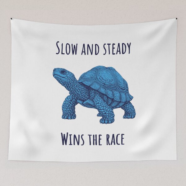 Item preview, Slow And Steady Wins The Race - Turtle Animales designed and sold by Wildom.